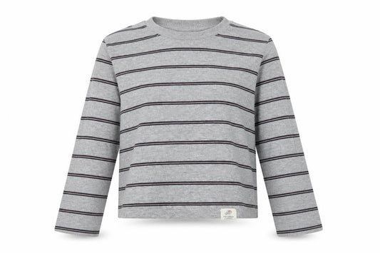 Womens UK Size 12 Pull&Bear Grey Cropped T-Shirt