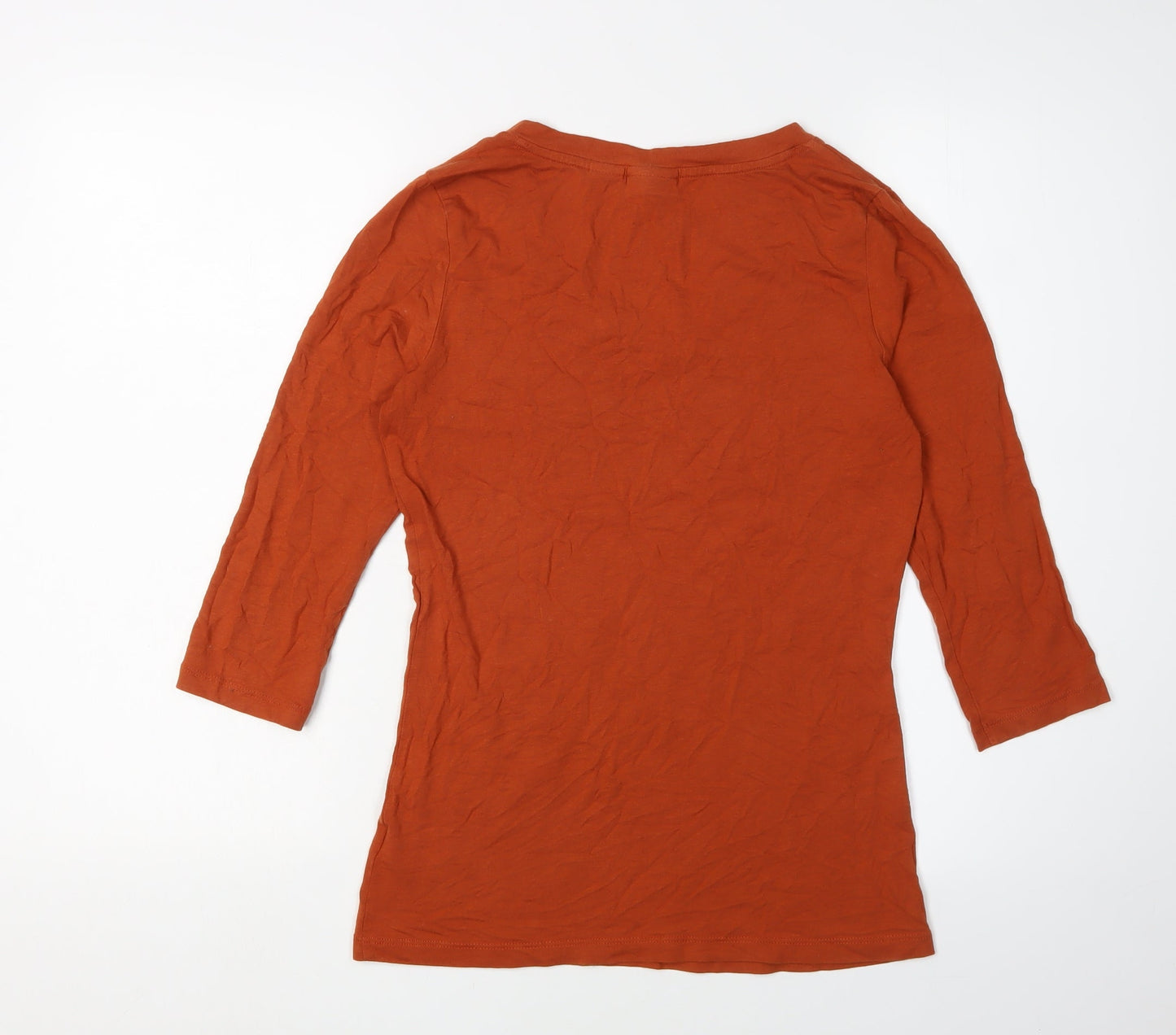 Womens UK Size M Tahari Orange Basic T-Shirt