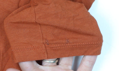 Womens UK Size M Tahari Orange Basic T-Shirt