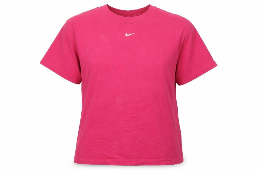Unisex Adults UK Size M Nike Pink Basic T-Shirt