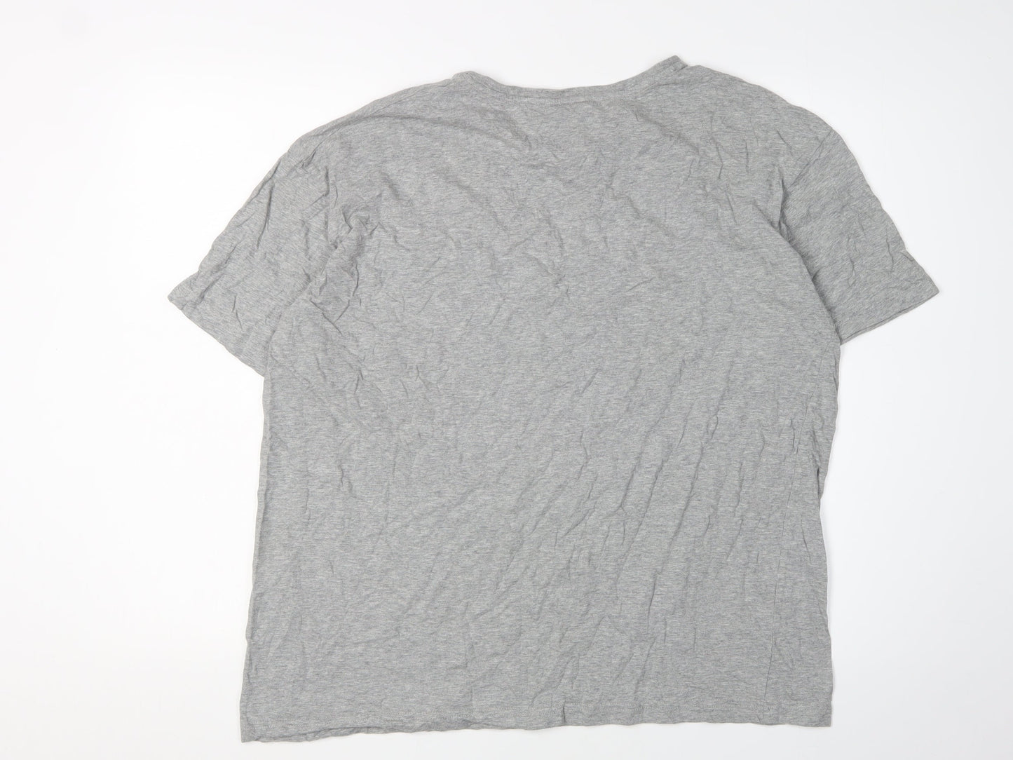 FDB-Paris Men's Grey XL Graphic T-Shirt