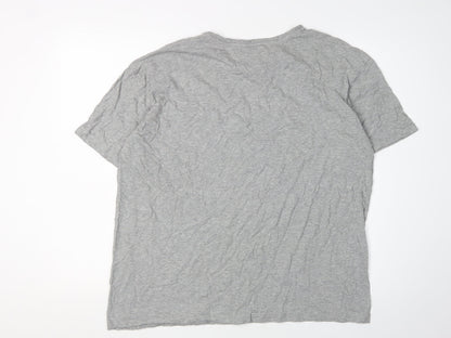FDB-Paris Men's Grey XL Graphic T-Shirt