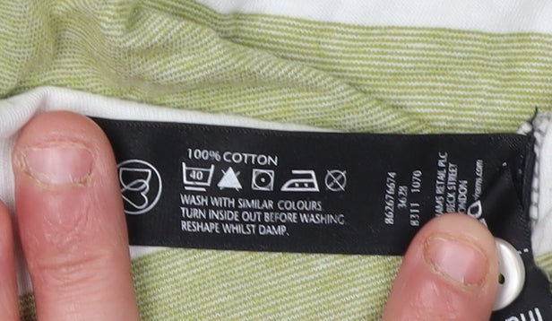 St George by Duffer XL Men's Striped Polo Shirt