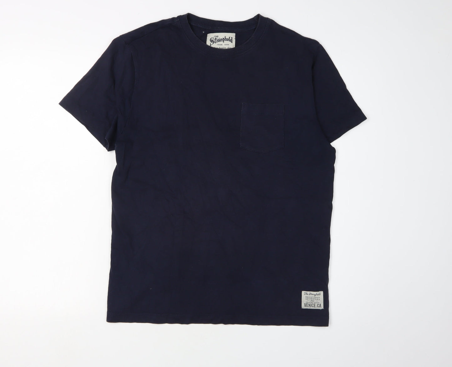 The Stronghold Men's Blue Crew Neck T-Shirt M