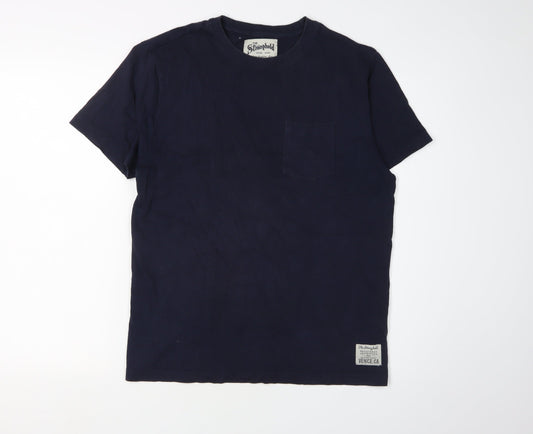 The Stronghold Men's Blue Crew Neck T-Shirt M