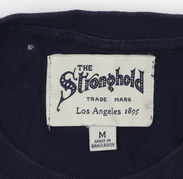 The Stronghold Men's Blue Crew Neck T-Shirt M