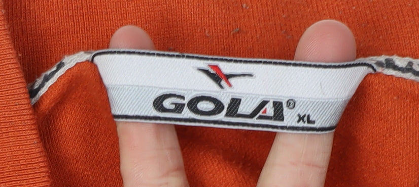 Gola Men's Orange Polo Shirt XL