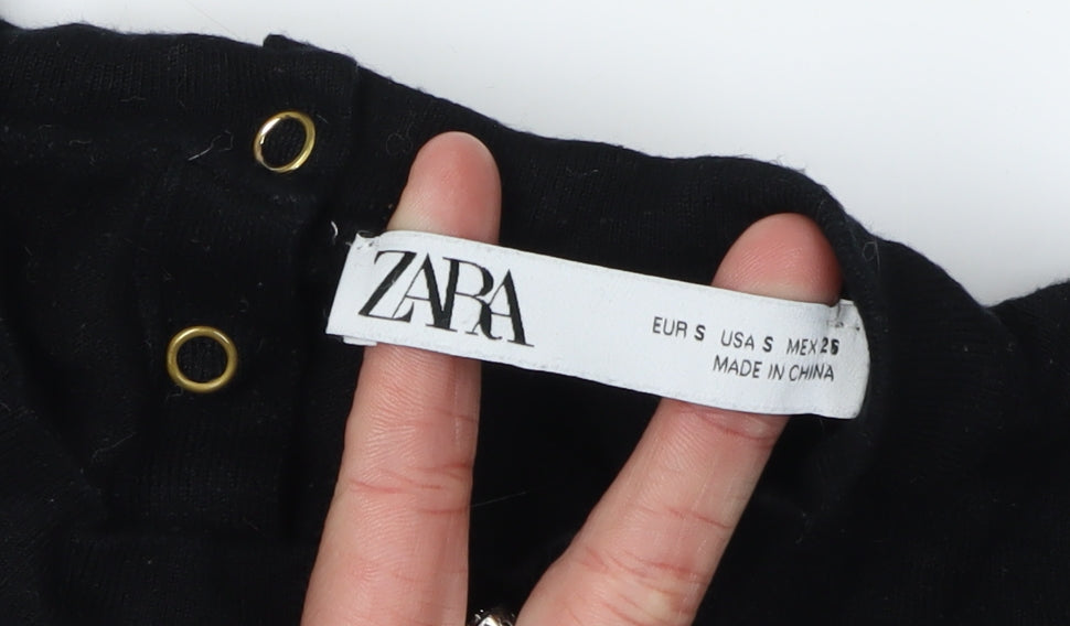 Womens UK Size S Zara Black  Jumper
