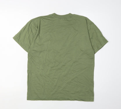 HRicci Green Women's Medium Nautical T-Shirt