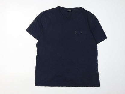 Mens UK Size M Ben Sherman Blue  T-Shirt