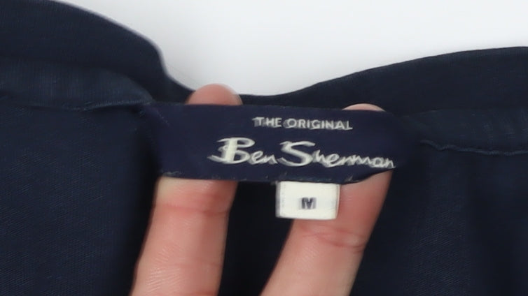 Mens UK Size M Ben Sherman Blue  T-Shirt