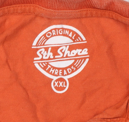 Sth Shore Threads Men's Orange 2XL Polo