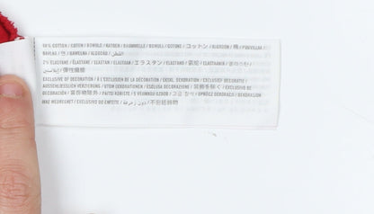 Hollister Men's Red Polo M Athletic Fit Short Sleeve