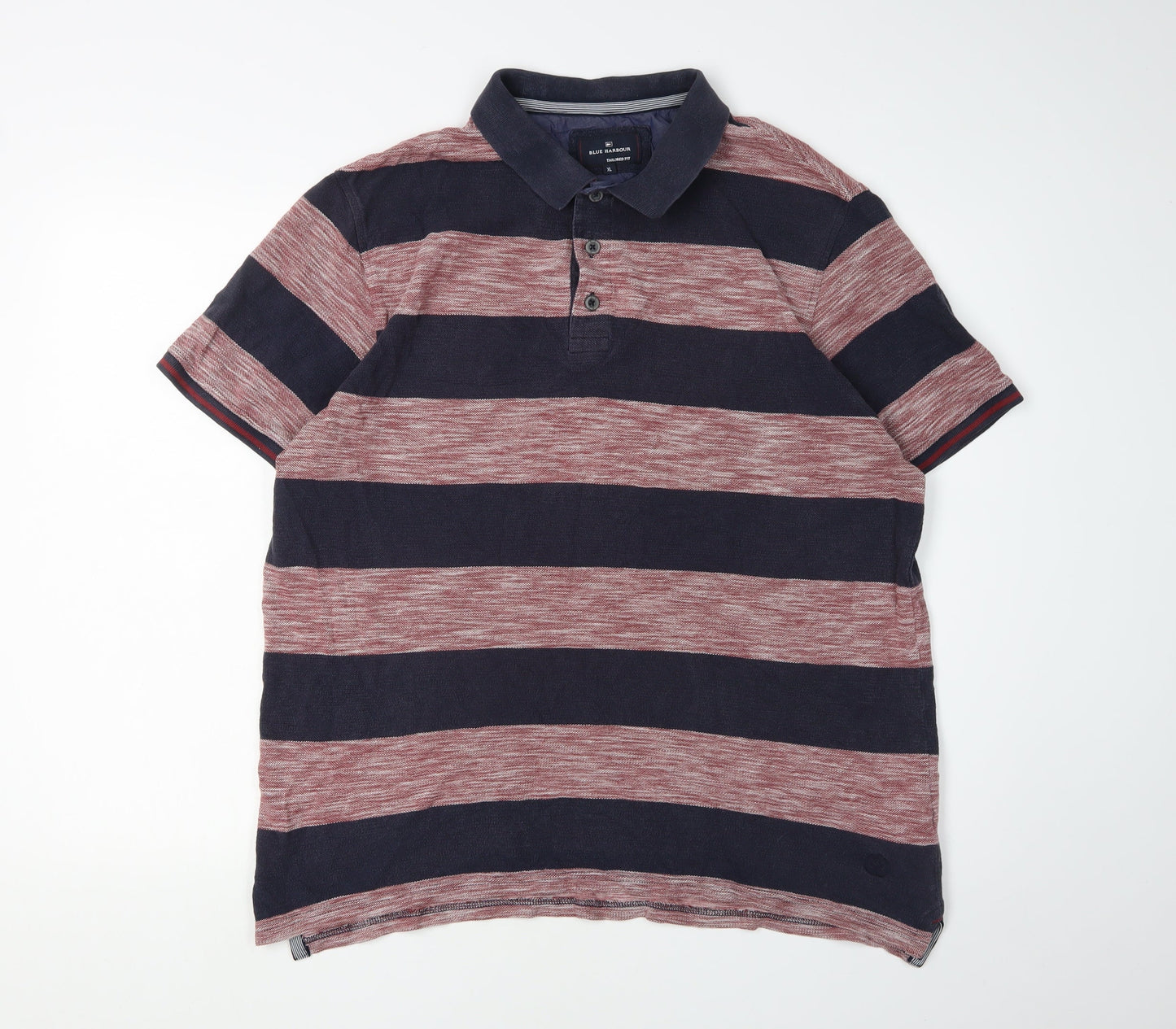 Marks and Spencer Men's XL Multicolour Striped Polo