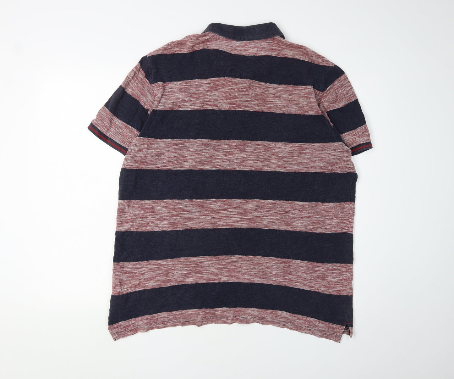 Marks and Spencer Men's XL Multicolour Striped Polo