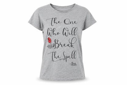 Front view of Disney Grey Beauty and the Beast T-Shirt, size 12
