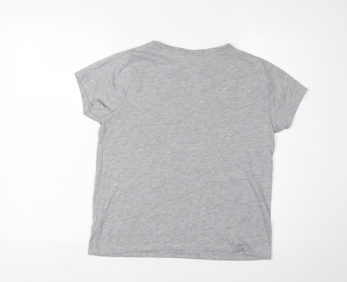 Unisex Adults UK Size 12 Disney Grey Basic T-Shirt