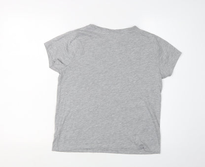 Unisex Adults UK Size 12 Disney Grey Basic T-Shirt