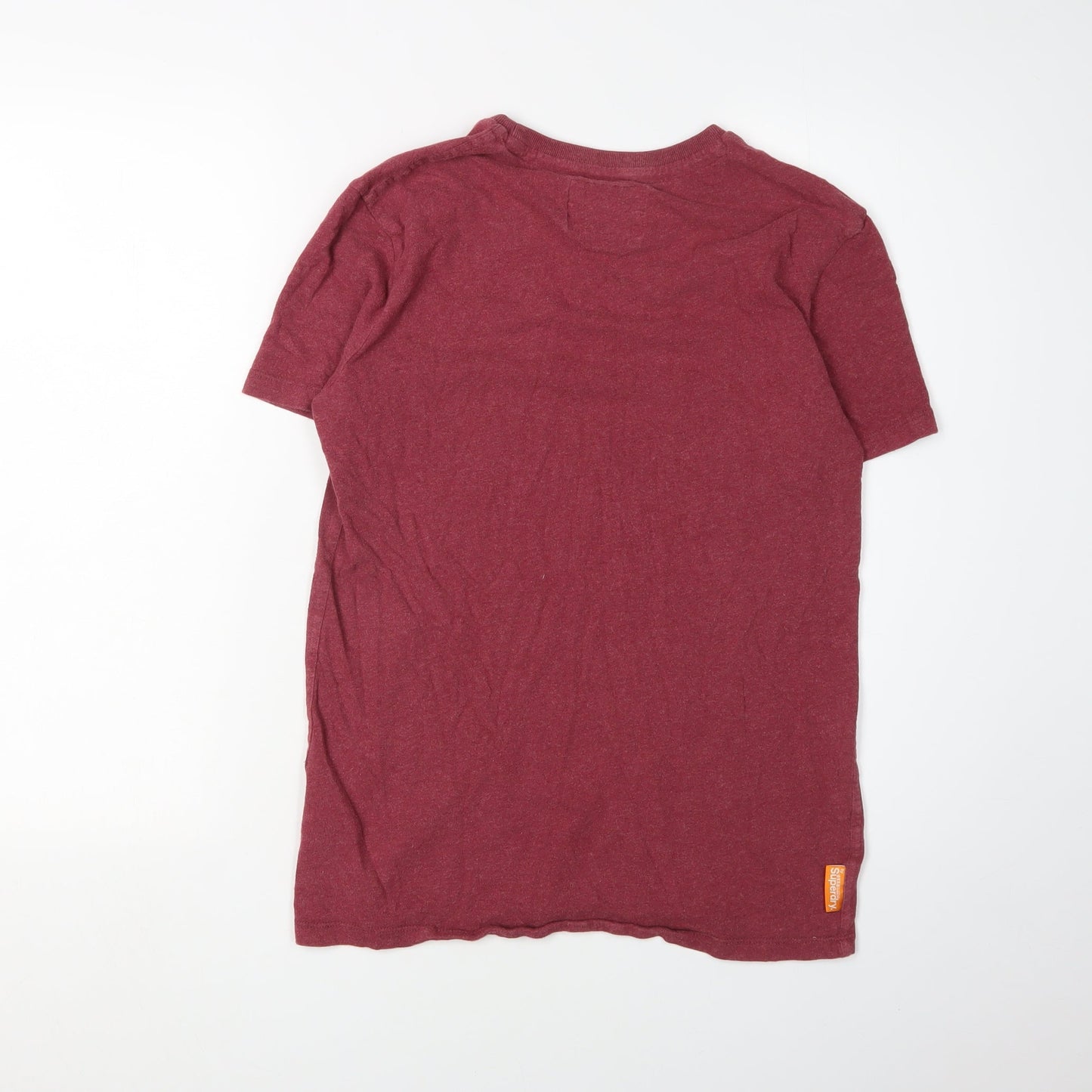 Superdry Men's Red Vintage T-Shirt, Size S, Cotton, Logo