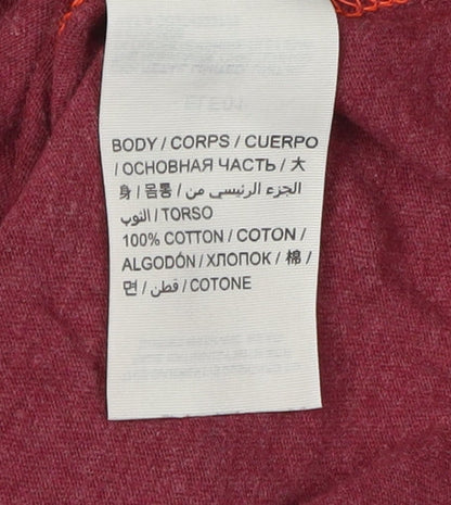 Superdry Men's Red Vintage T-Shirt, Size S, Cotton, Logo