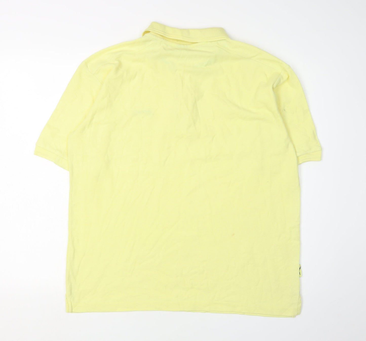 Slazenger Men's Yellow Medium Polo Short Sleeve