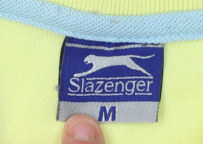 Slazenger Men's Yellow Medium Polo Short Sleeve