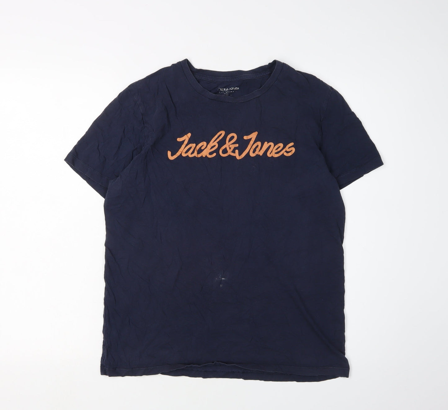 Mens UK Size L JACK & JONES Blue  T-Shirt