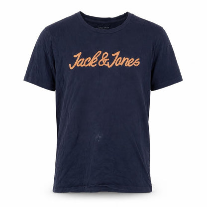 Mens UK Size L JACK & JONES Blue  T-Shirt