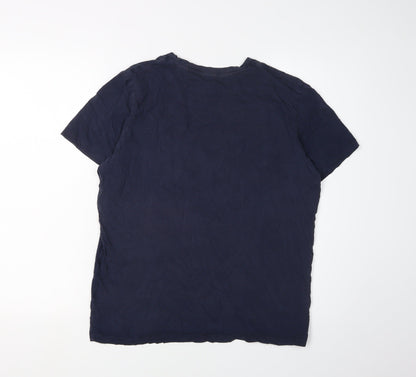 Mens UK Size L JACK & JONES Blue  T-Shirt