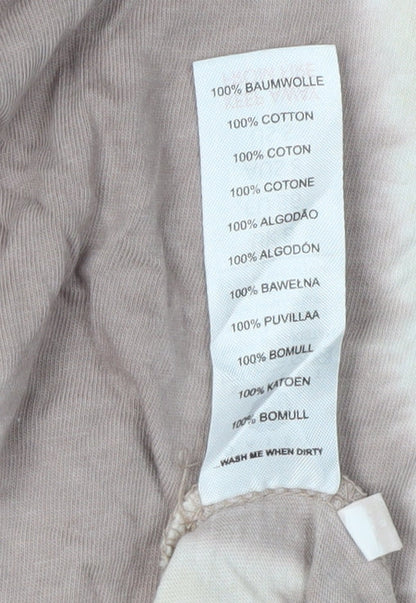 Daisy Street Women's Brown Tie Dye T-Shirt Dress 8