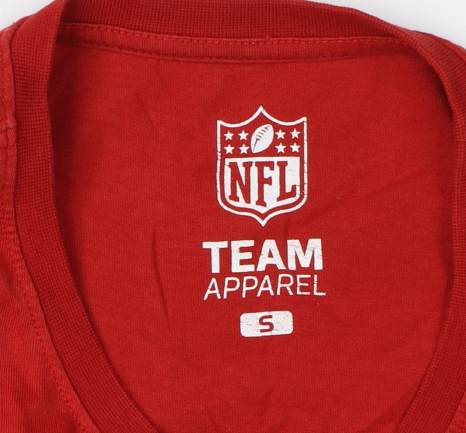 NFL Team Apparel Men's Red S Sports T-Shirt
