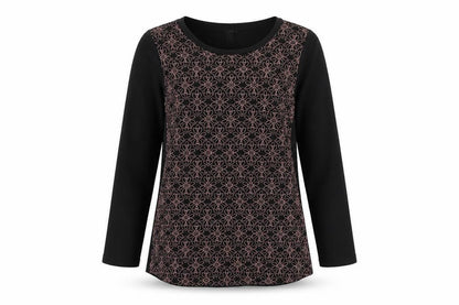 Womens UK Size M J.CREW Black Basic Blouse