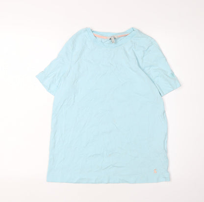 Womens UK Size 6 Joules Blue Basic T-Shirt