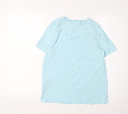 Womens UK Size 6 Joules Blue Basic T-Shirt