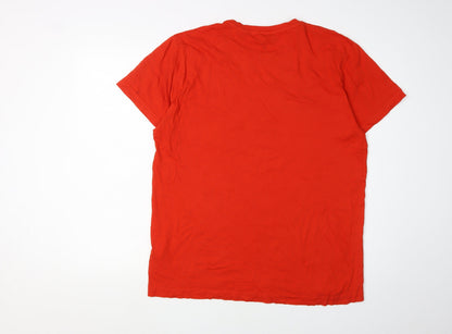 Mens UK Size L GANT Red  T-Shirt