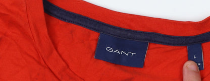 Mens UK Size L GANT Red  T-Shirt