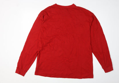 Mens UK Size S FILA Red  T-Shirt