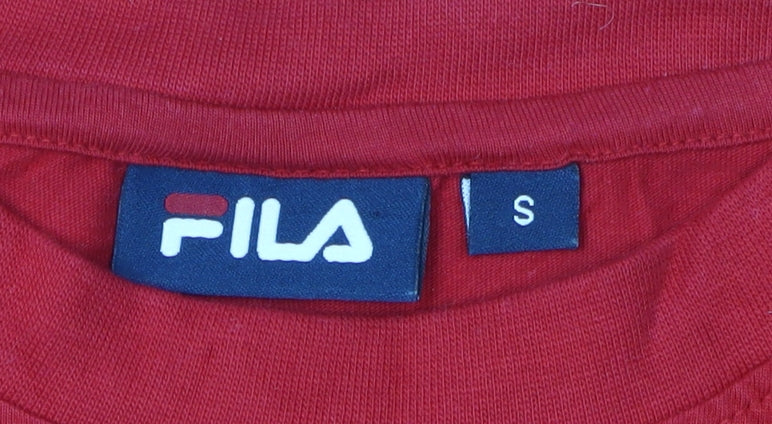 Mens UK Size S FILA Red  T-Shirt