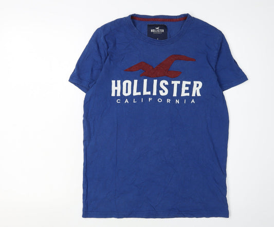 Mens UK Size S Hollister Blue  T-Shirt