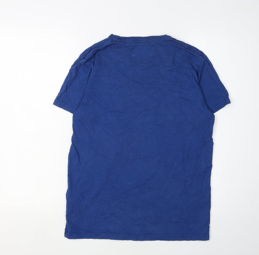 Mens UK Size S Hollister Blue  T-Shirt