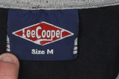 Lee Cooper Men's Grey M Polo Shirt, Casual Style