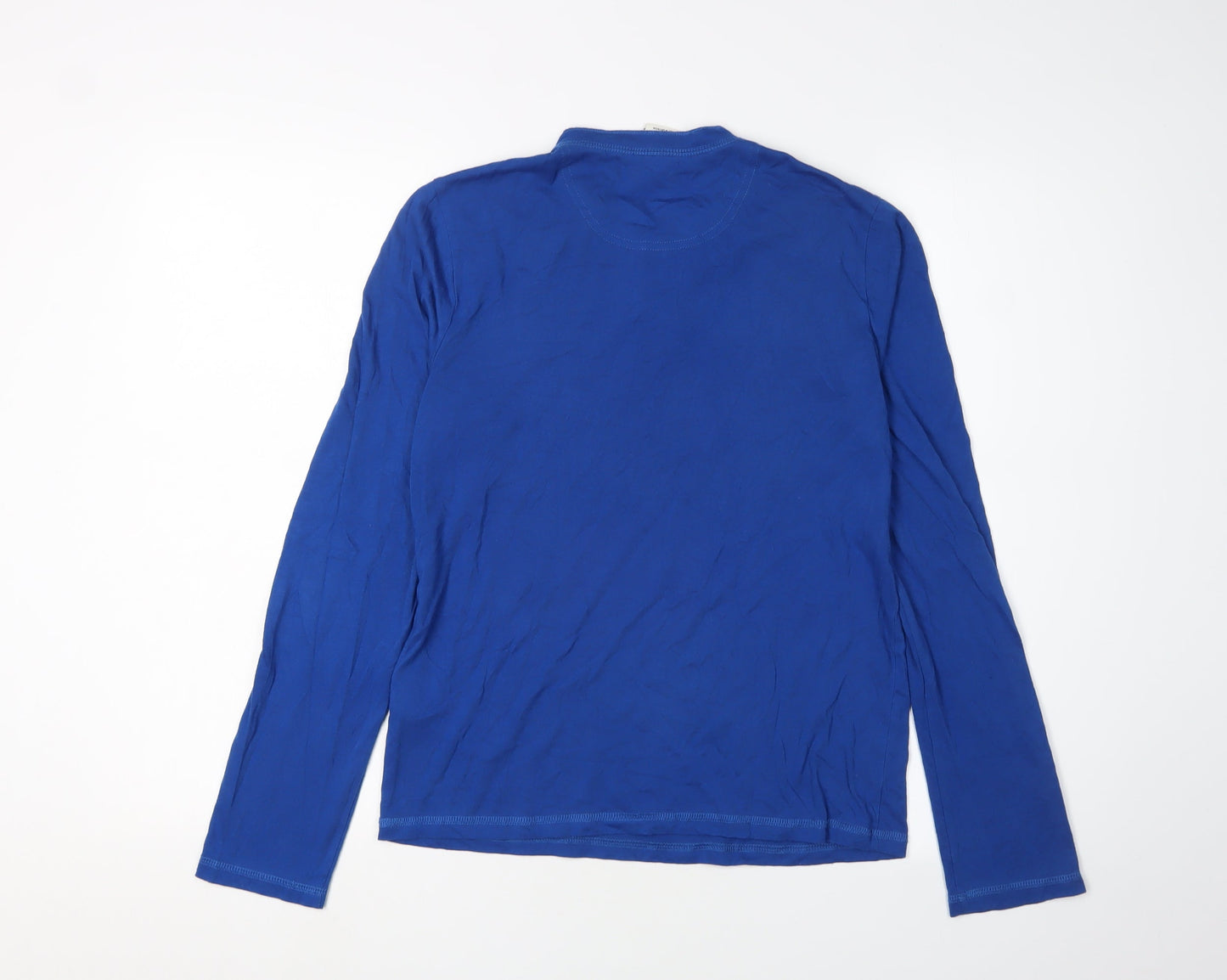 Abercrombie Boys Blue XL Henley Long Sleeve Pullover Top