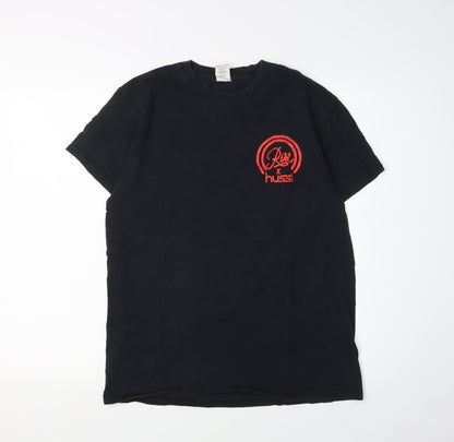 Mens UK Size M Gildan Black  T-Shirt