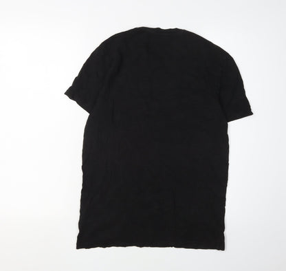 Mens UK Size S Coca-Cola Black  T-Shirt