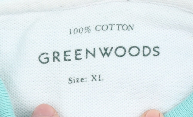 Greenwoods Unisex Blue XL Polo Shirt