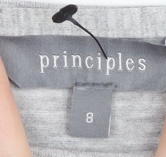 Principles Grey Women's Pullover Sweatshirt Size 8 Casual