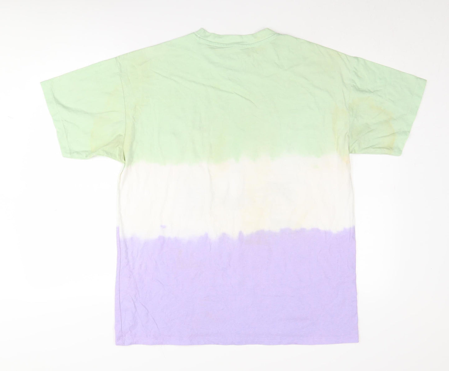 Pull & Bear Men's Multicoloured Graphic T-Shirt L