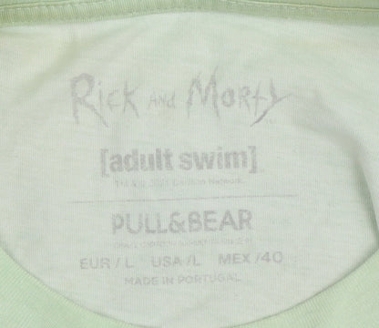 Pull & Bear Men's Multicoloured Graphic T-Shirt L