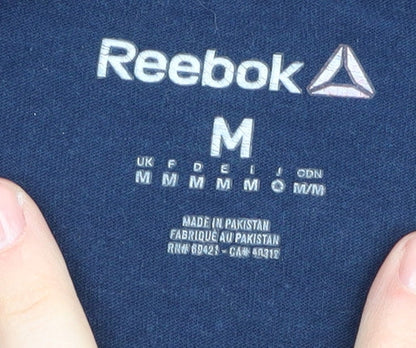 Reebok Men's Blue Medium Crew Neck T-Shirt