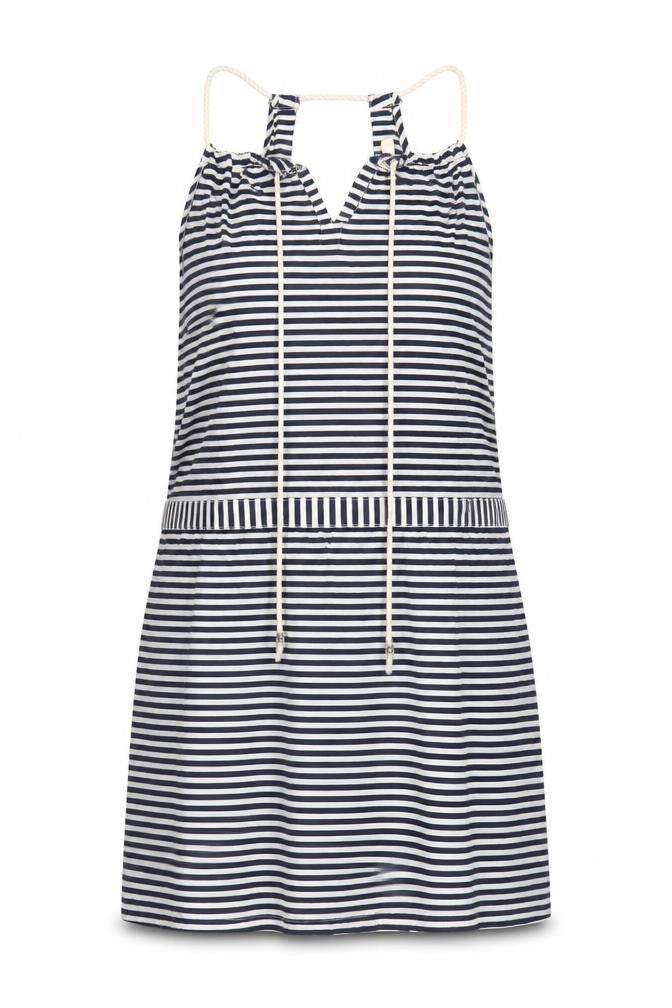 Next Women's Striped Sleeveless Halter Dress Size 10